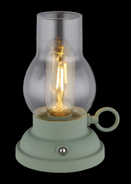Lampă LED tactilă reîncărcabilă dimabilă de masă Globo 58016B PETRO LED/1W/3,7V 1200 mAh verde