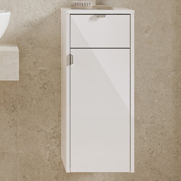 Cersanit Ovida dulap 30x30x72 cm laterala pe perete alb S1058-005