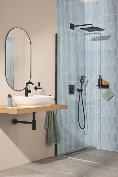 Grohe Essence New baterie lavoar stativ negru 234622431