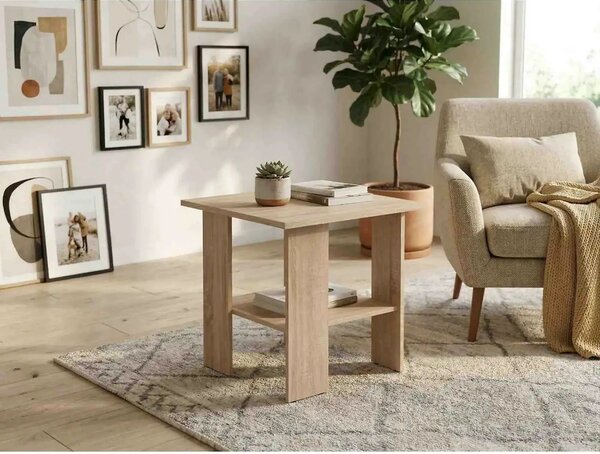 Masuta NEPO PLUS, stejar sonoma, PAL laminat, 55x55 cm