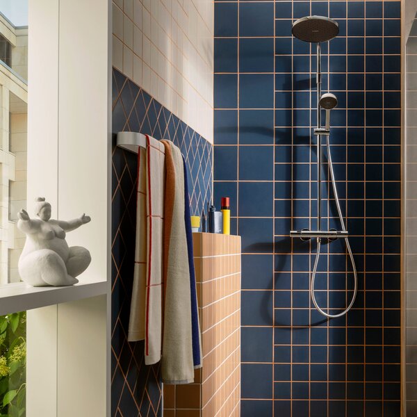 Hansgrohe Activera S set de duș perete cu termostat cu duș de ploaie crom 28078000