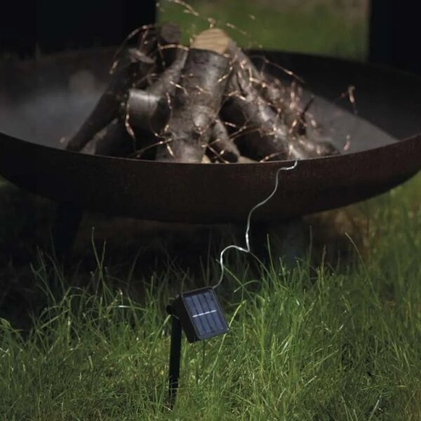 Instalație LED solară LED/2,4W/1,2V 1xAA 15 m IP44 3000K 600 mAh