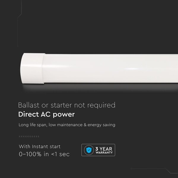 Corp de iluminat LED fluorescent LED/10W/230V 3000K 30 cm alb