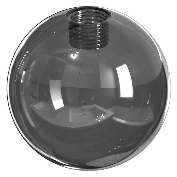 Abajur de rezervă pentru lustră și aplică ROSSI d. 14 cm gri/fumuriu