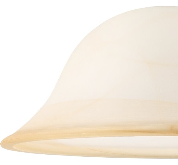 Abajur de rezervă din sticlă SFERA E27 130x300 mm bej