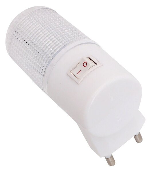 Lampa de veghe alimentare priza, LED, intrerupator, ABS
