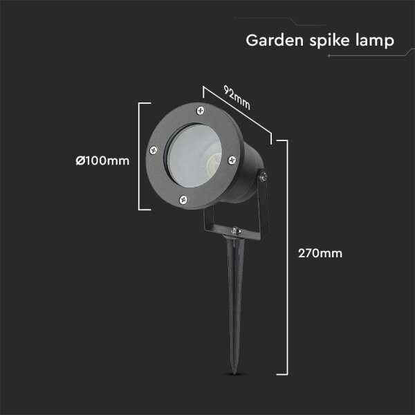 Lampă exterior 1xGU10/35W/230V IP65, rezistentă la apă și praf
