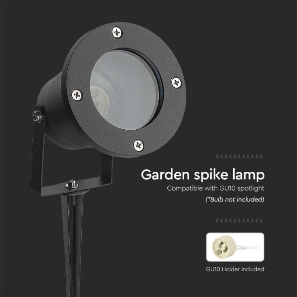 Lampă exterior 1xGU10/35W/230V IP65, rezistentă la apă și praf