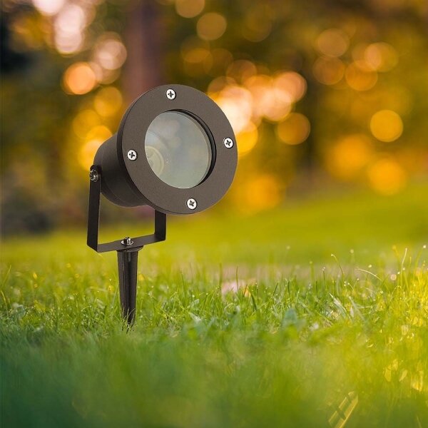 Lampă exterior 1xGU10/35W/230V IP65, rezistentă la apă și praf