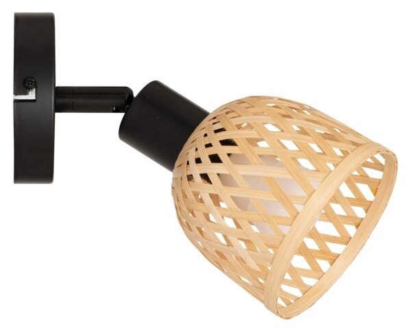Atmosphera - Aplica spot de perete LIO 1xE14/25W/230V, bambus
