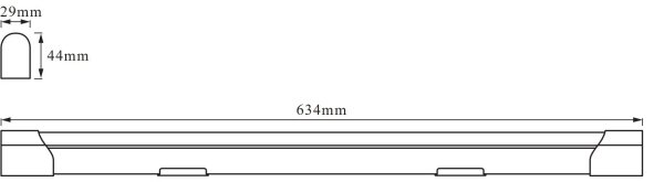 Osram - Corp de iluminat LED pentru montaj sub dulap BATTEN, 10W, 230V, 60 cm