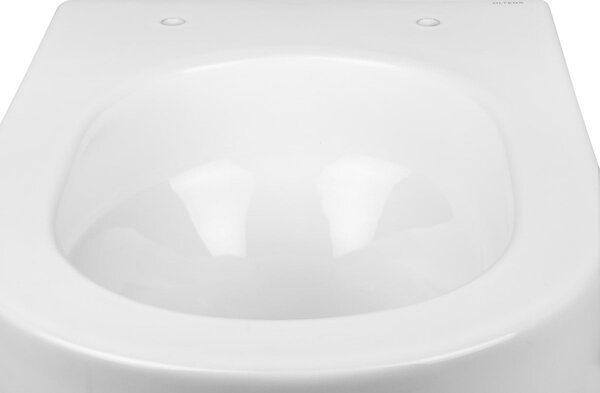 Oltens Hamnes vas wc agăţat fără margine cu spălare turbionară alb lucios 42021000