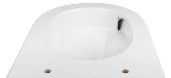 Oltens Hamnes vas wc agăţat fără margine cu spălare turbionară alb lucios 42021000
