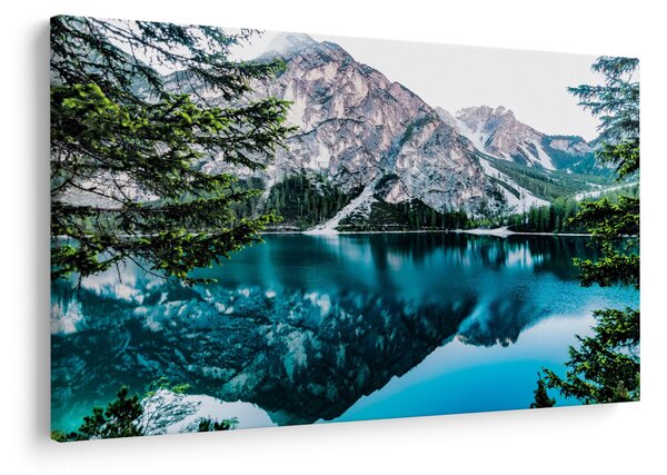 Tablou - Lac în Alpi (90x60 cm)