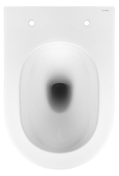 Oltens Hamnes vas wc agăţat fără margine cu spălare turbionară alb lucios 42021000