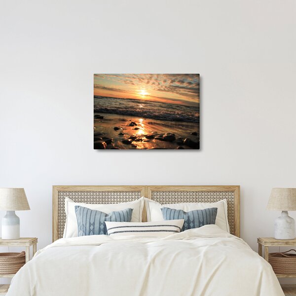 Tablou - Apus de soare, ocean (70x50 cm)