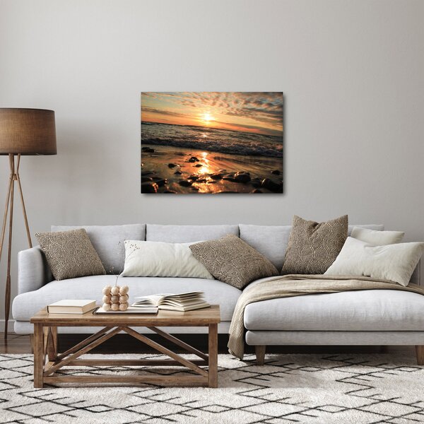 Tablou - Apus de soare, ocean (70x50 cm)