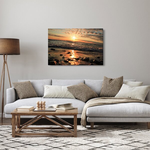 Tablou - Apus de soare, ocean (90x60 cm)