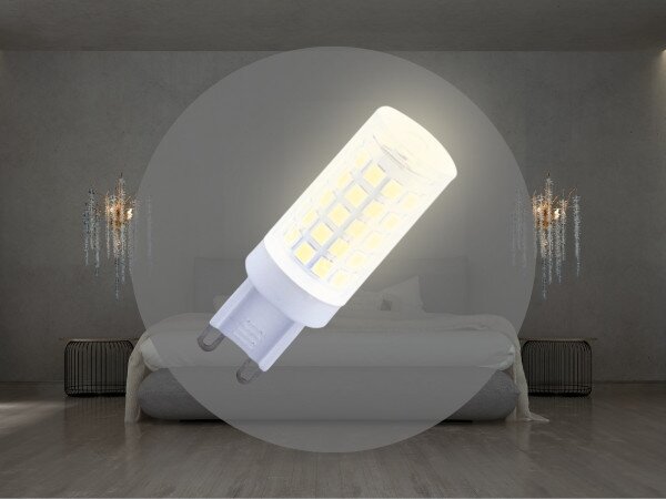Bec LED G9, 4,6 W, 230 V, 2800 K