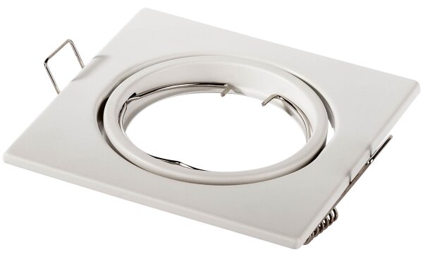 Spot încastrat 1xGU10/MR16/10W/230V, 9x9 cm, alb