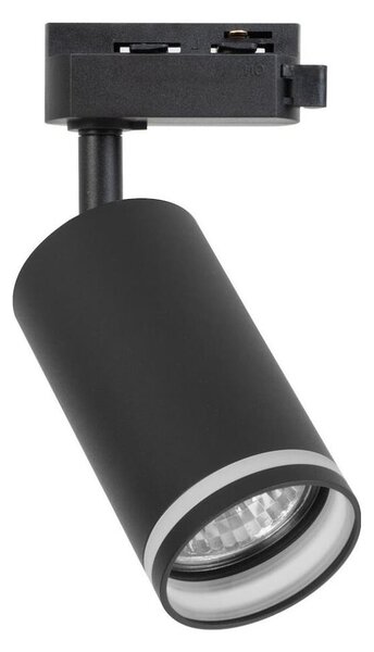 Spot pentru șină monofazată PIPE 1xGU10/10W/230V negru