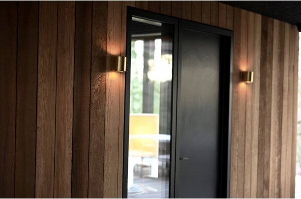 Nordlux - Aplica LED de exterior CANTO, 2xLED/5,5W/230V, IP44, auriu