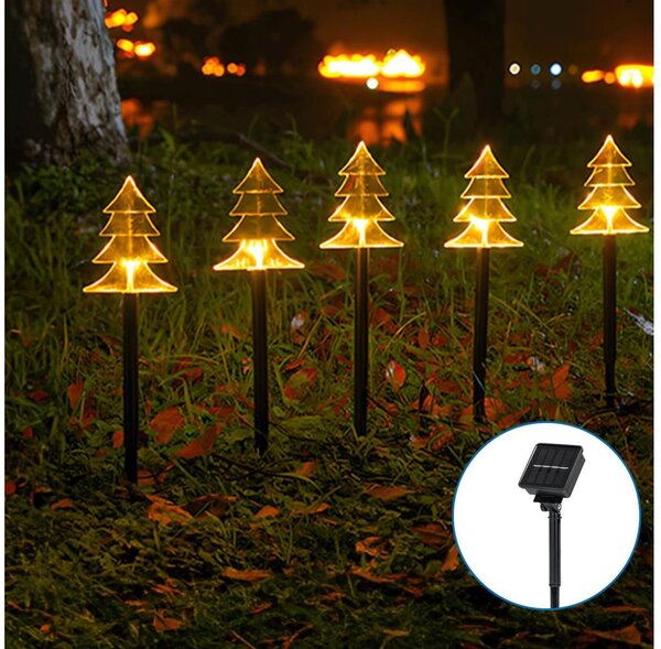 Corp de iluminat LED solar de Crăciun Aigostar LED/0,054W/1,2V 1m IP65 alb cald
