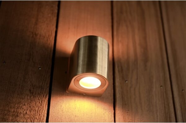 Nordlux - Aplica LED de exterior CANTO, 2xLED/5,5W/230V, IP44, auriu