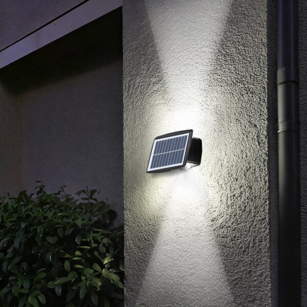 Solight WL917 - Lampă de perete solară LED, 3,7 V, IP44, 1200 mAh