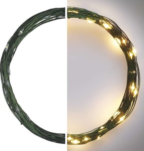 Ghirlandă LED de exterior pentru Crăciun 40xLED/9m IP44 alb cald