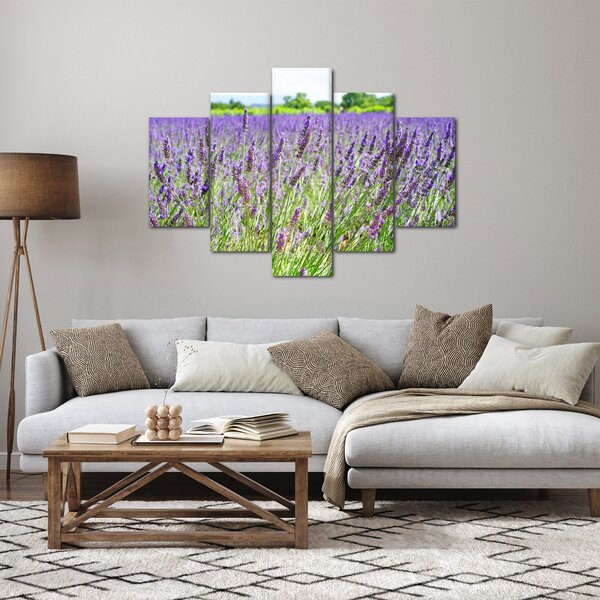 Tablou - Lavandă în câmp (150x105 cm)