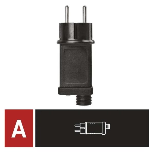 Sursă de alimentare pentru șiruri de lumini de Crăciun interconectabile 12W/230V IP44