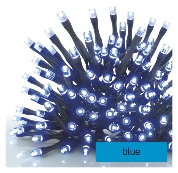 Ghirlandă LED de exterior 100xLED/10m IP44 albastră
