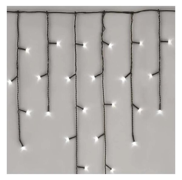 Ghirlandă LED pentru exterior, 100 LED, 2,5 x 0,9 m, IP44, alb rece