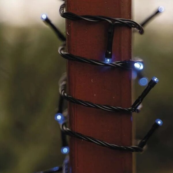 Ghirlandă LED de exterior 100xLED/10m IP44 albastră
