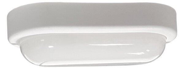 Plafonieră LED de exterior, 8W, 230V, 4200K, IP64, alb
