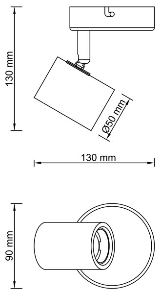 Brilliant - Aplica spot de perete KERRY 1xE27/40W/230V bambus