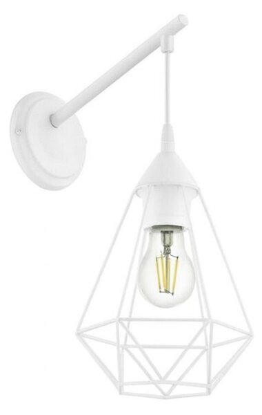 Eglo 79084 - Aplica de perete BYRON, 1 x E27, 60 W, 230 V, albă