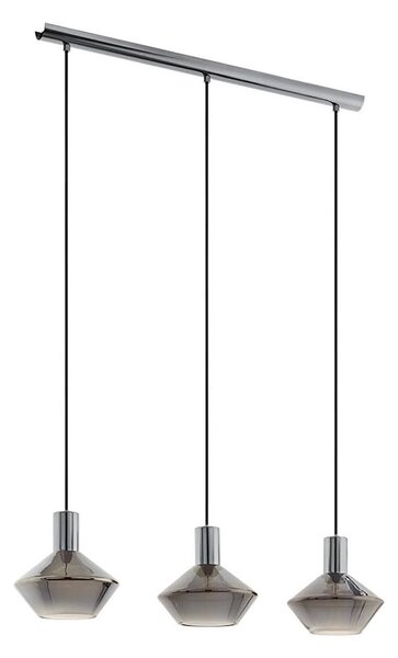 Eglo 97424 - Lustră PONZANO suspendată pe cablu 3xE27/60W/230V
