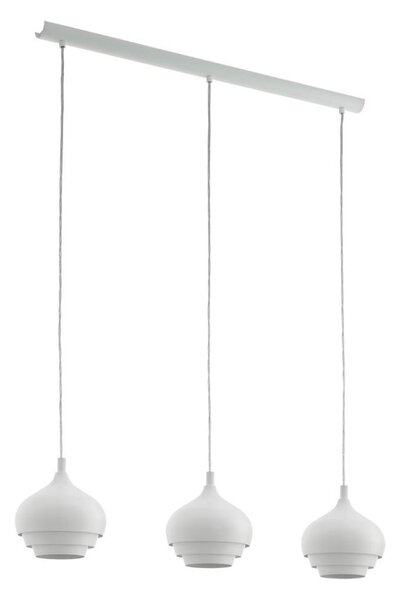 Eglo 97213 - Pendul pe cablu CAMBORNE, 3xE27/60W/230V, alb