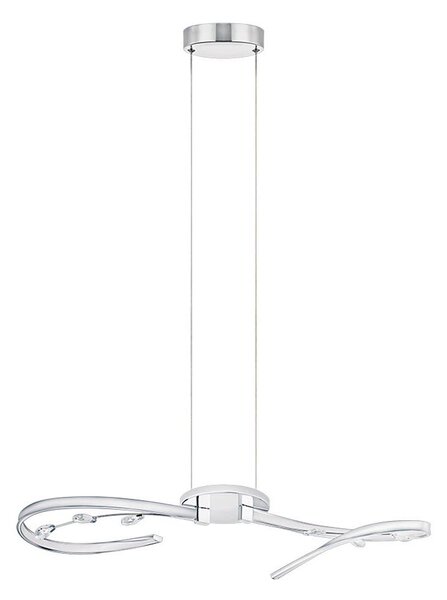 Eglo 97488 - Candelabru LED cu cristale pe cablu VALLEMARE 1 2xLED/8W/230V