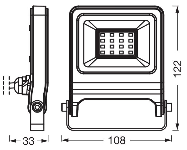 Osram - Proiector LED ENDURA 10W/230V 3000K IP65