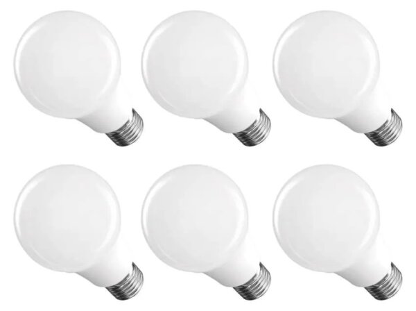 Set de 6 becuri LED A60 E27/8,8W/230V 4000K