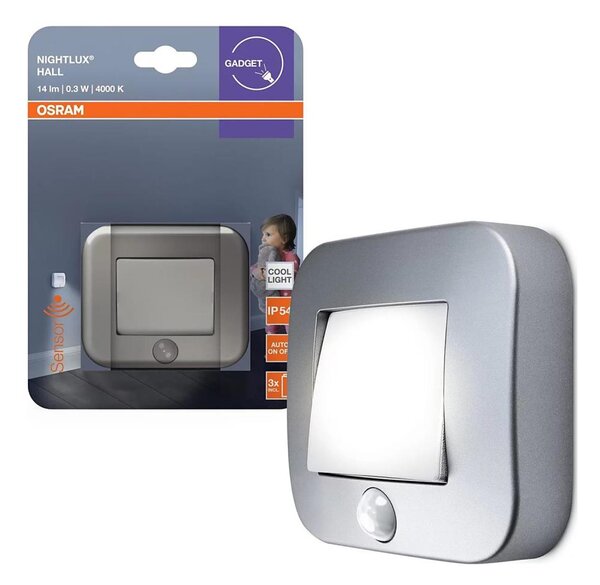 Osram - Lampă de veghe LED cu senzor NIGHTLUX LED/0,3W/3xAAA IP54