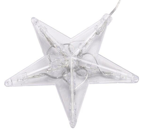 Aigostar - Ghirlandă LED pentru exterior 70xLED/230V 1,2x1m IP44 alb rece steluțe