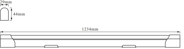 Osram - Corp de iluminat LED Batten 20W/230V, 123,4 cm