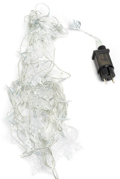 Aigostar - Ghirlandă LED de Crăciun pentru exterior 120 LED/6W/230V/8 funcții 3x0,7m IP44 alb rece + telecomandă
