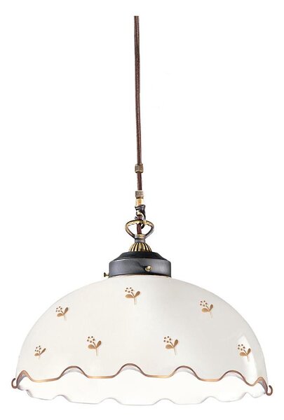 Kolarz 731.32.162 - lustră suspendată pe cablu NONNA 1xE27/75W/230V, diametru 36 cm, design floral, aur roz