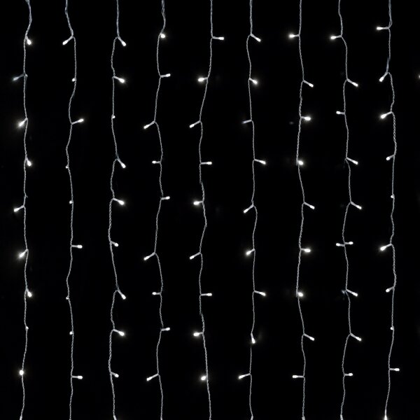 Aigostar - Ghirlandă LED de Crăciun pentru exterior 288xLED/3,6W/230V 1,5x1,8m IP44 alb rece