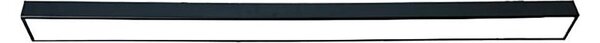 Plafonieră LED/32W/230V 4000K 120x7 cm negru